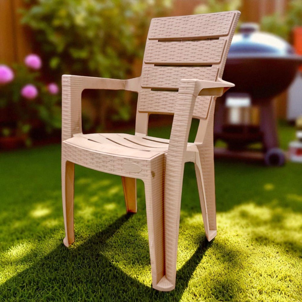 Silla Plástica Ayder / Star Plastik / Beige - Star Plastik - Titan.com.pa - 2150109875387