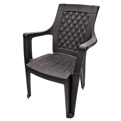 Silla Plástica Con Brazos / Floral Plastic / Marrón - Floral Plastic - Titan.com.pa - 2100000830848