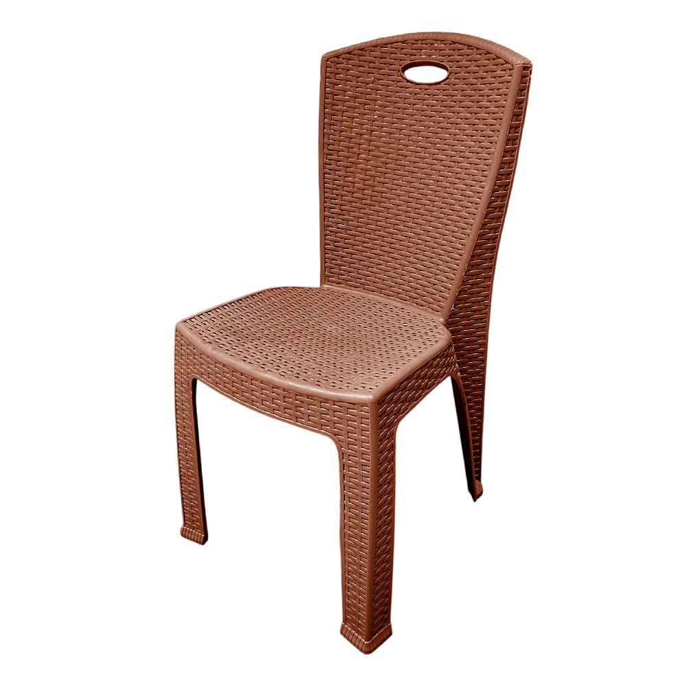 Silla plástica Paris / Sin brazos / Chocolate - Star Plastik - Titan.com.pa - 850048573093