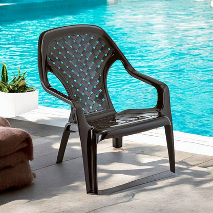Silla Playera / Rimax / Plástica / Wengue - Rimax - Titan.com.pa - 7705152077988