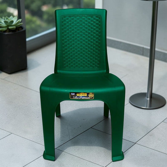 Silla Premiun / Plastimas / Sin Brazos / Verde - Titán Panamá - Titan.com.pa - 792612006609
