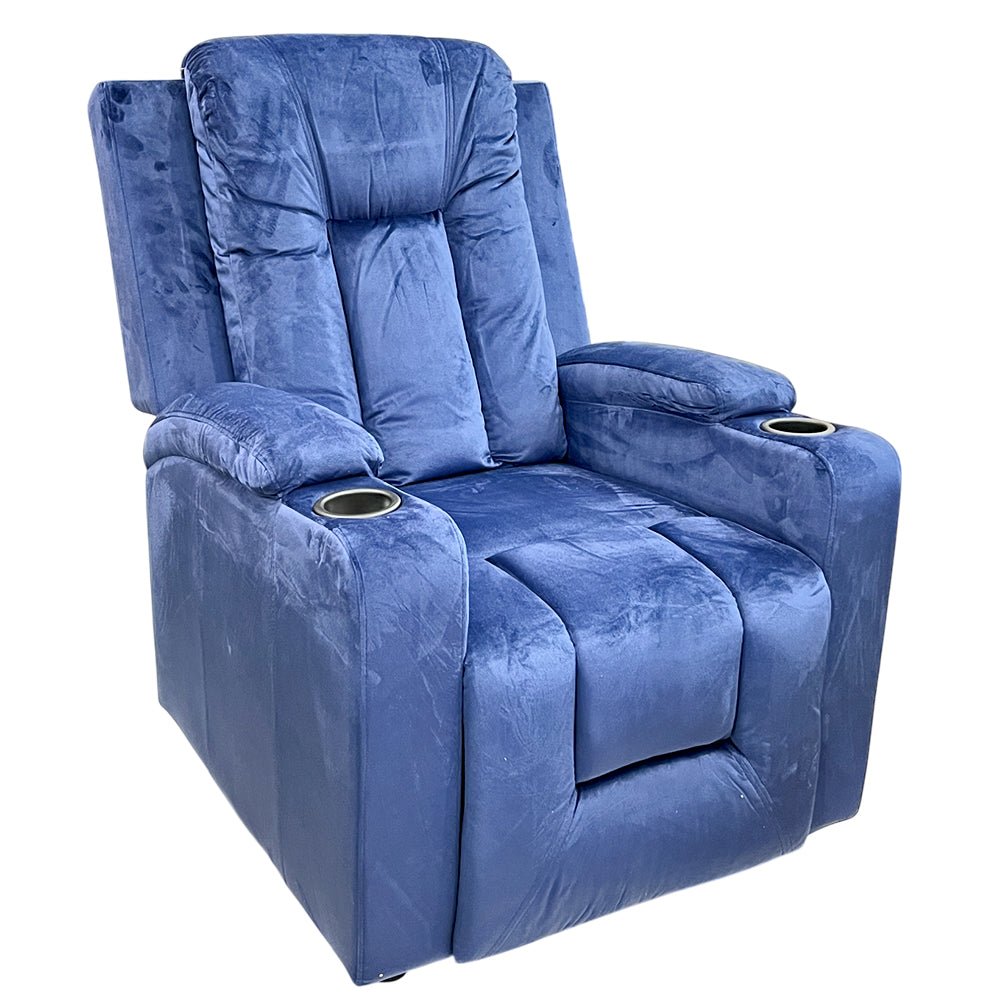 Sillón Reclinable Beneli Home 77.5 X 77 X 95 CM Azul - Beneli Home - Titan.com.pa - 7453129410404