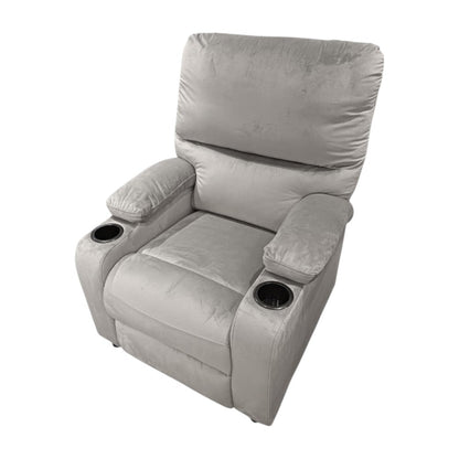 Sillón Reclinable Elements Furniture Tela L - Gris - Elements Furniture - Titan.com.pa - 2100000561957