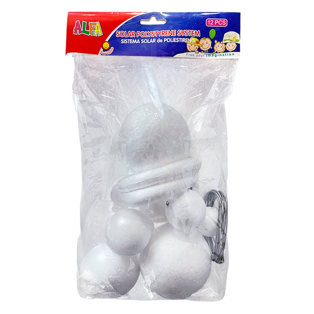 Sistema Solar De Poliestireno Alfa 12 Piezas - Alfa - Titan.com.pa - 7593990007843