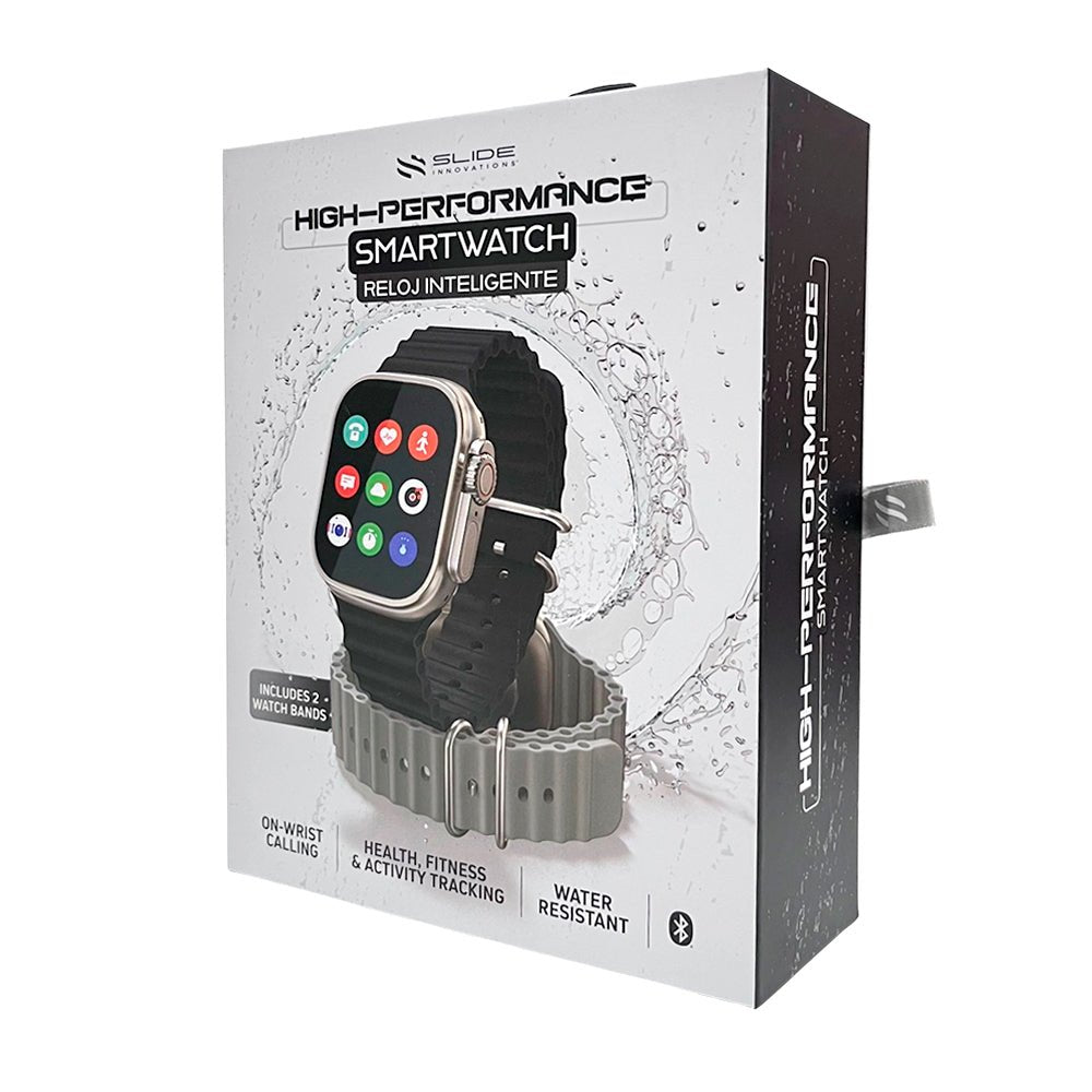 Smartwatch Slide Innovations SW475BKGR / Pantalla 2.01" / Llamadas Bluetooth / Negro - COBY - Titan.com.pa - 643620036068