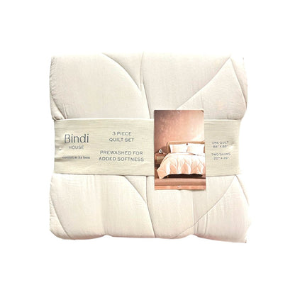 Sobrecama Bailee Sand Sl Home Fashion Set 3 Piezas - King - Sl Home Fashion - Titan.com.pa - 889459537554