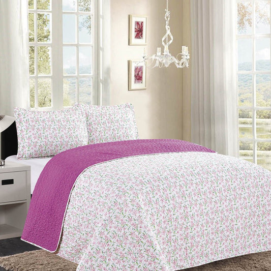 Sobrecama Blossom Home Accents Set de 3 Piezas - KING