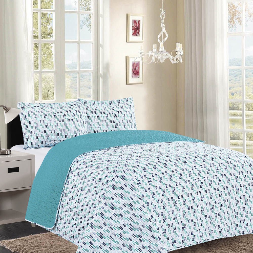 Sobrecama Florence Home Accents Set de 3 Piezas - QUEEN