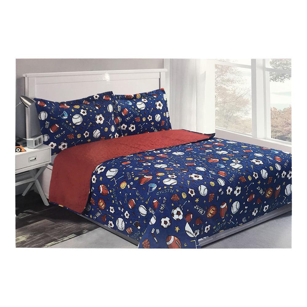 Sobrecama Home Accents Champions Estampado - Full