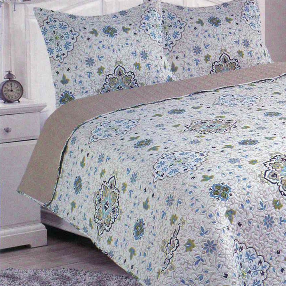 Sobrecama Home Accents Set de 3 Piezas - FULL