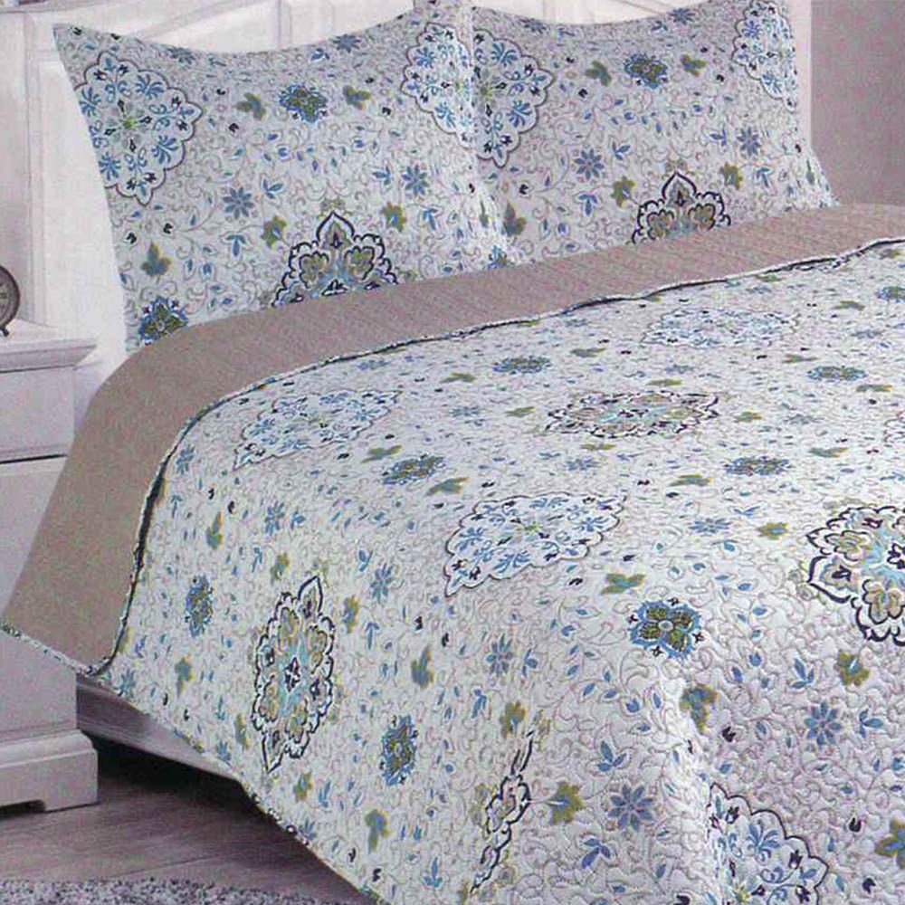 Sobrecama Home Accents Set de 3 Piezas - KING