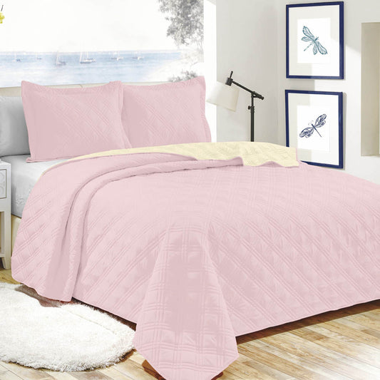 Sobrecama Home Accents Set de 3 Piezas - KING