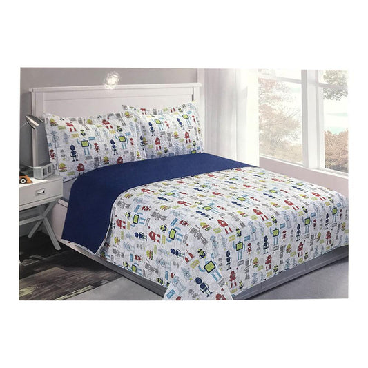 Sobrecama Home Accents Space Explorer Estampado - Full