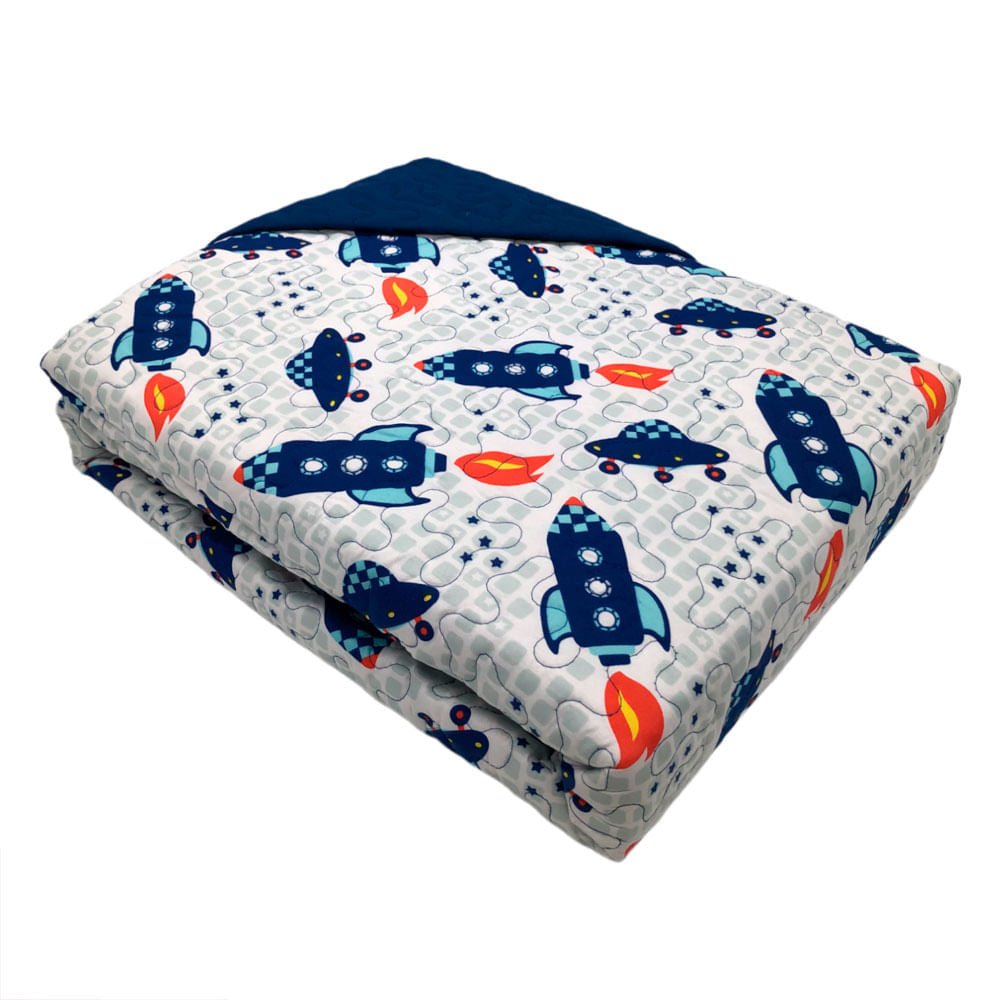 Sobrecama Home Accents Space Reversible - FULL