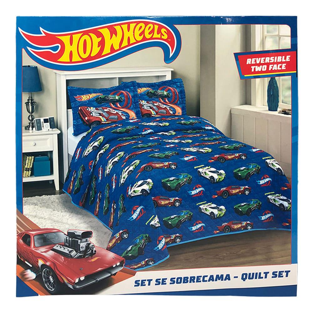 Sobrecama Hot Wheels Mattel Infantil - Full