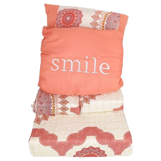 Sobrecama Luxury Martina Estampada de 5 Piezas - Full - Queen