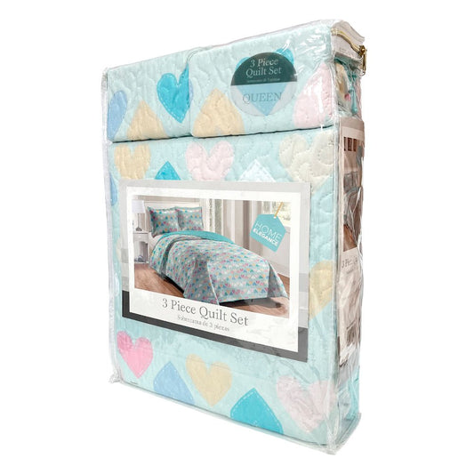 Sobrecama Queen Home Elegance Set 3 Piezas / Estampada / Surtida - Home Elegance - Titan.com.pa - 2100000891771