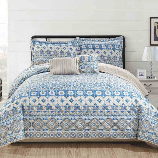 Sobrecama Queen Rt Designer Juego 5 Piezas