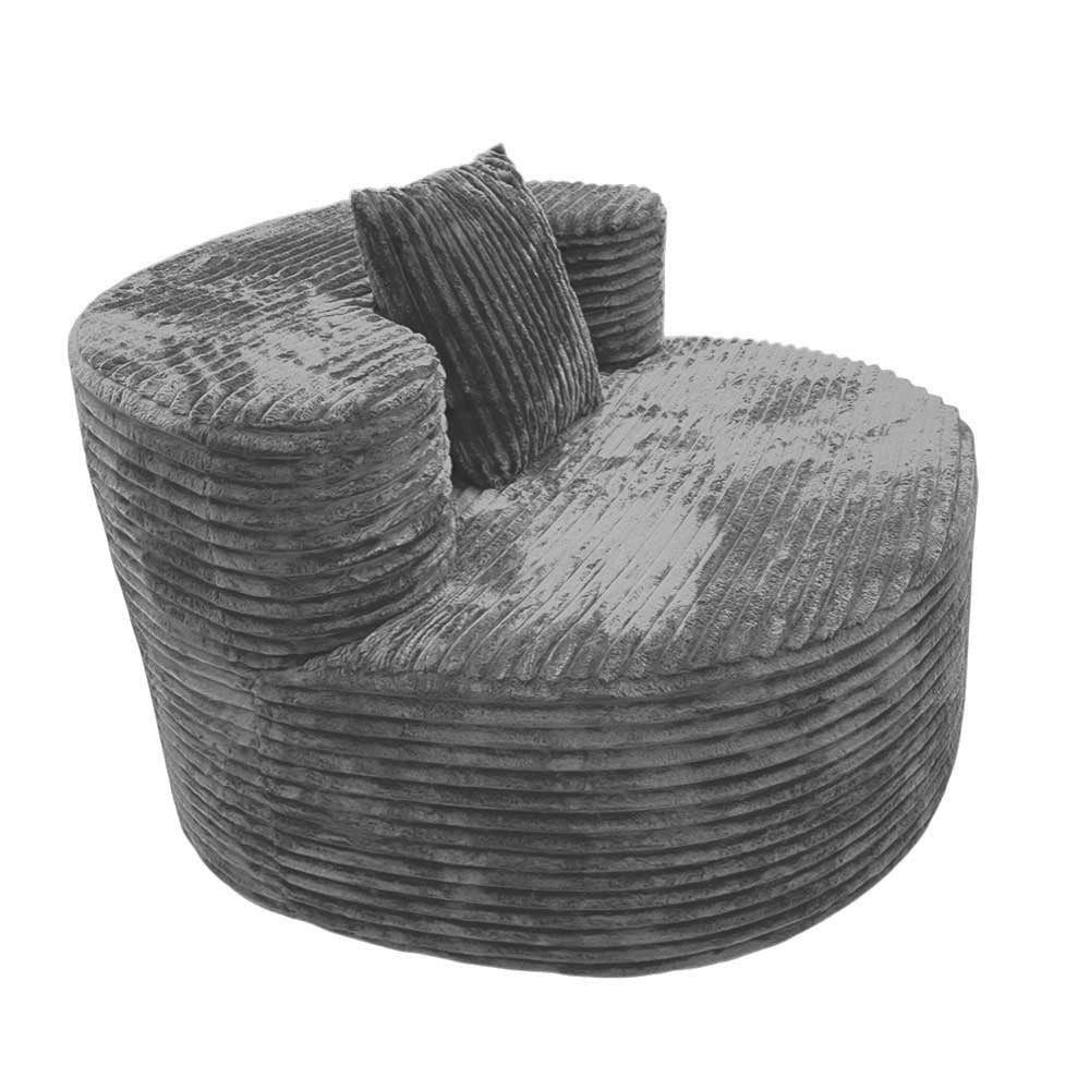 Sofá 1 Puesto Gris Oscuro Elements Furniture - Modasi - Titan.com.pa - 2100001682477