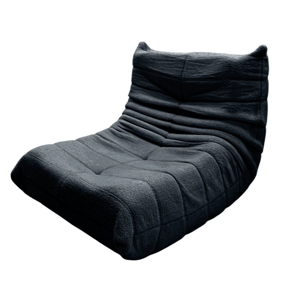 Sofá Modasi negro con diseño contemporáneo minimalista