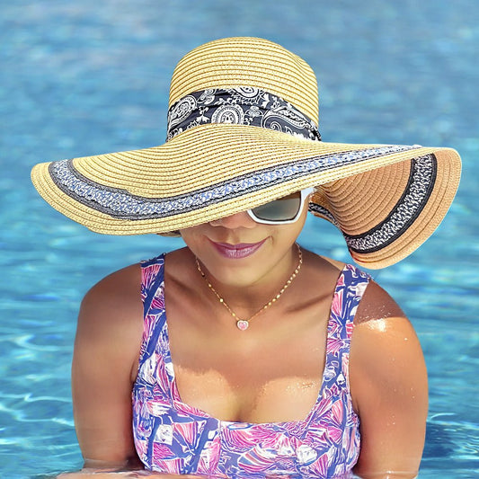 Sombrero de Playa Cattani Para Dama / Ala Ancha / Lazo - Cattani - Titan.com.pa - 7453089258399