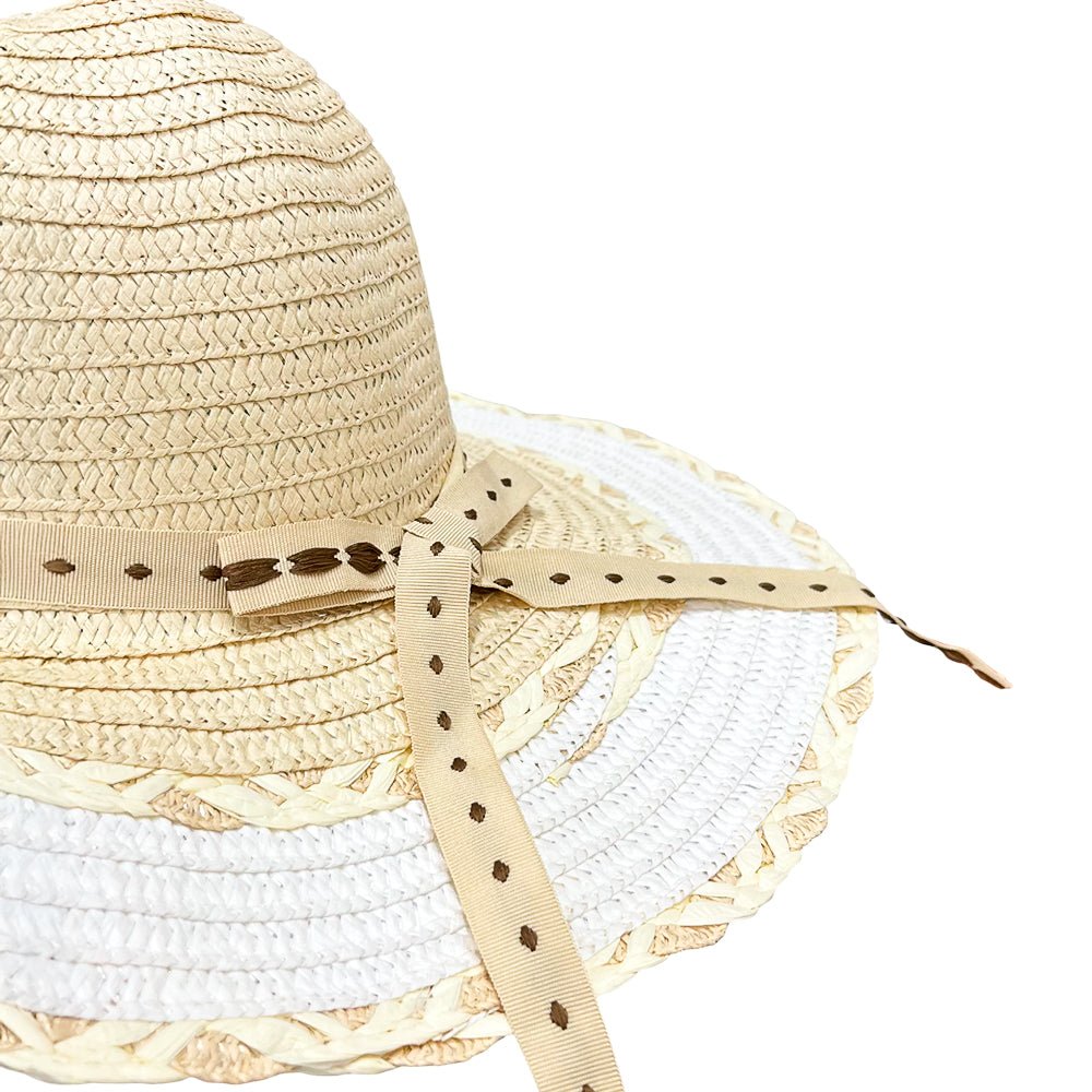 Sombrero de Playa Cattani Para Dama / Ala Corta 11cm / Con Lazo / Surtido - Cattani - Titan.com.pa - 7453089265489