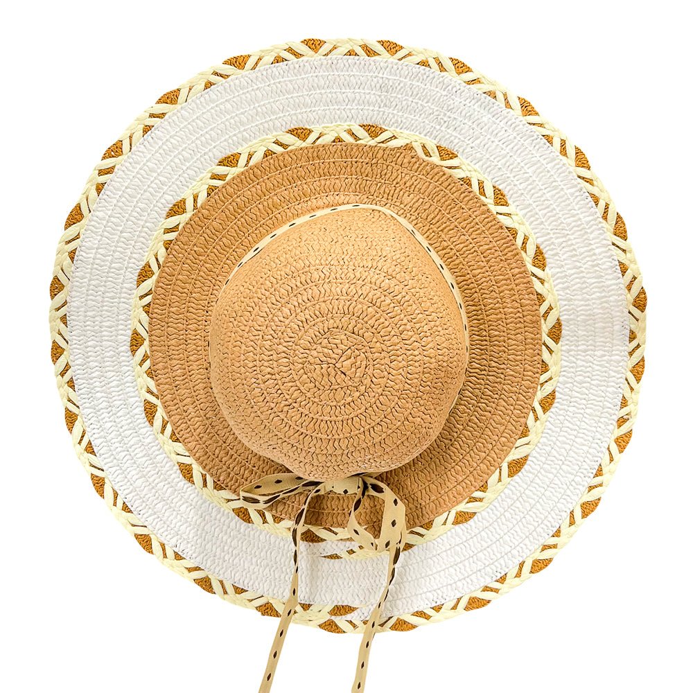 Sombrero de Playa Cattani Para Dama / Ala Corta 11cm / Con Lazo / Surtido - Cattani - Titan.com.pa - 7453089265489