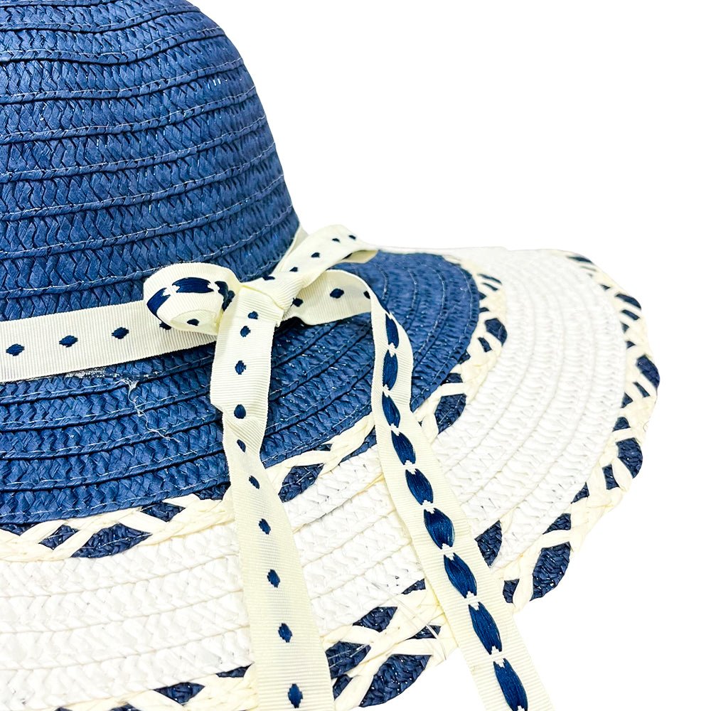 Sombrero de Playa Cattani Para Dama / Ala Corta 11cm / Con Lazo / Surtido - Cattani - Titan.com.pa - 7453089265489