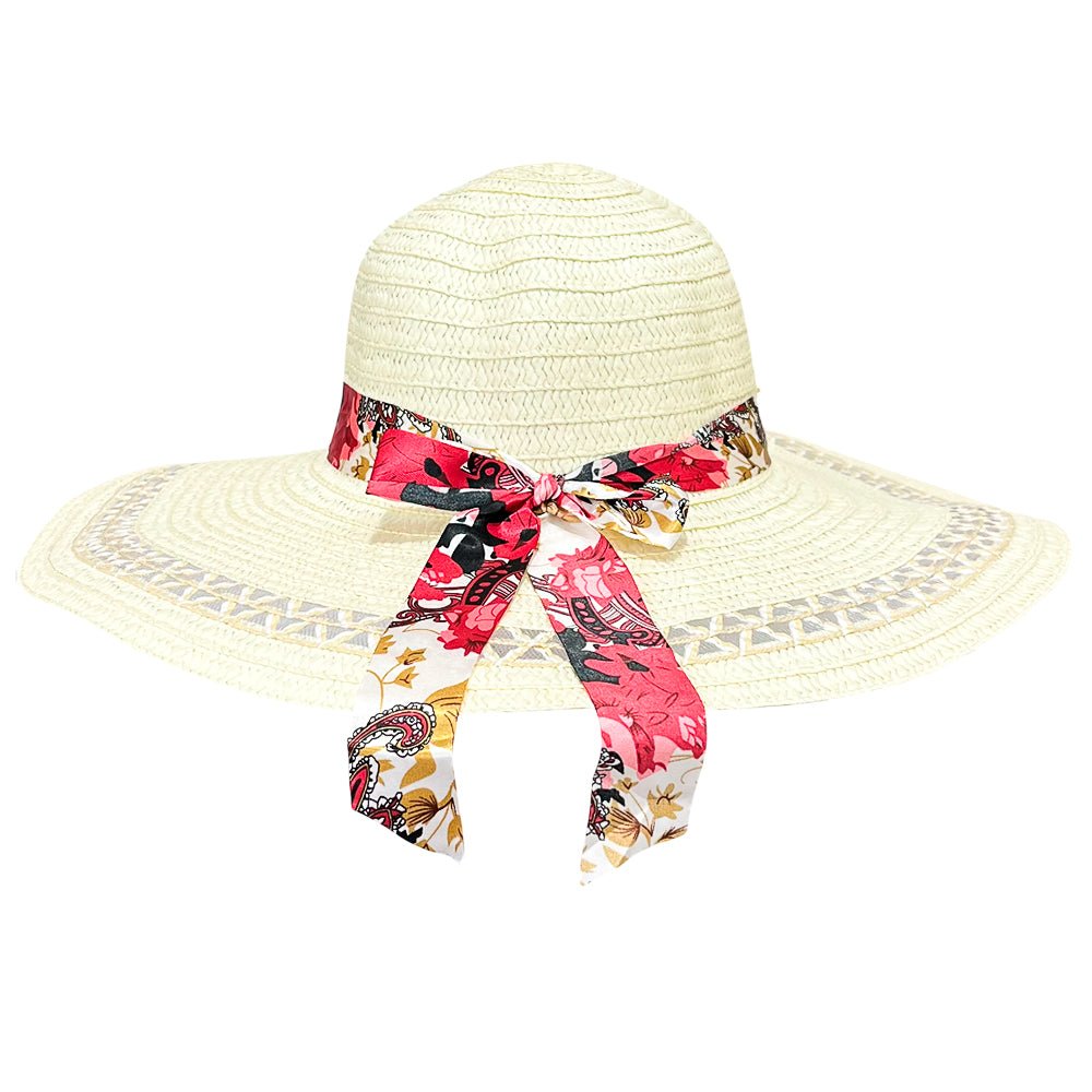 Sombrero de Playa Cattani Para Dama / Ala Corta 12 cm / Con Lazo / Surtido - Cattani - Titan.com.pa - 7453089264932