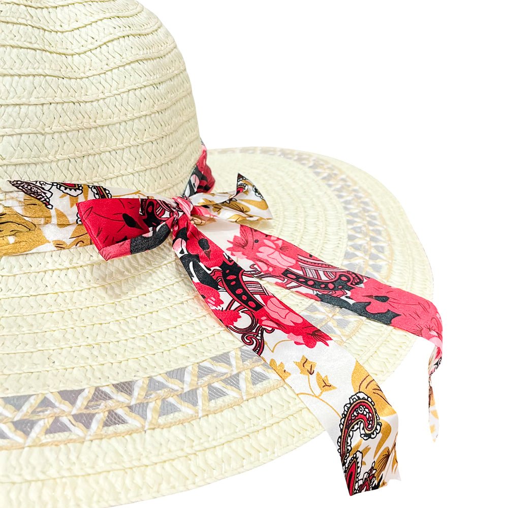 Sombrero de Playa Cattani Para Dama / Ala Corta 12 cm / Con Lazo / Surtido - Cattani - Titan.com.pa - 7453089264932