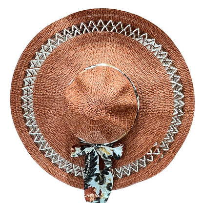 Sombrero de Playa Cattani Para Dama / Ala Corta 12 cm / Con Lazo / Surtido - Cattani - Titan.com.pa - 7453089264932