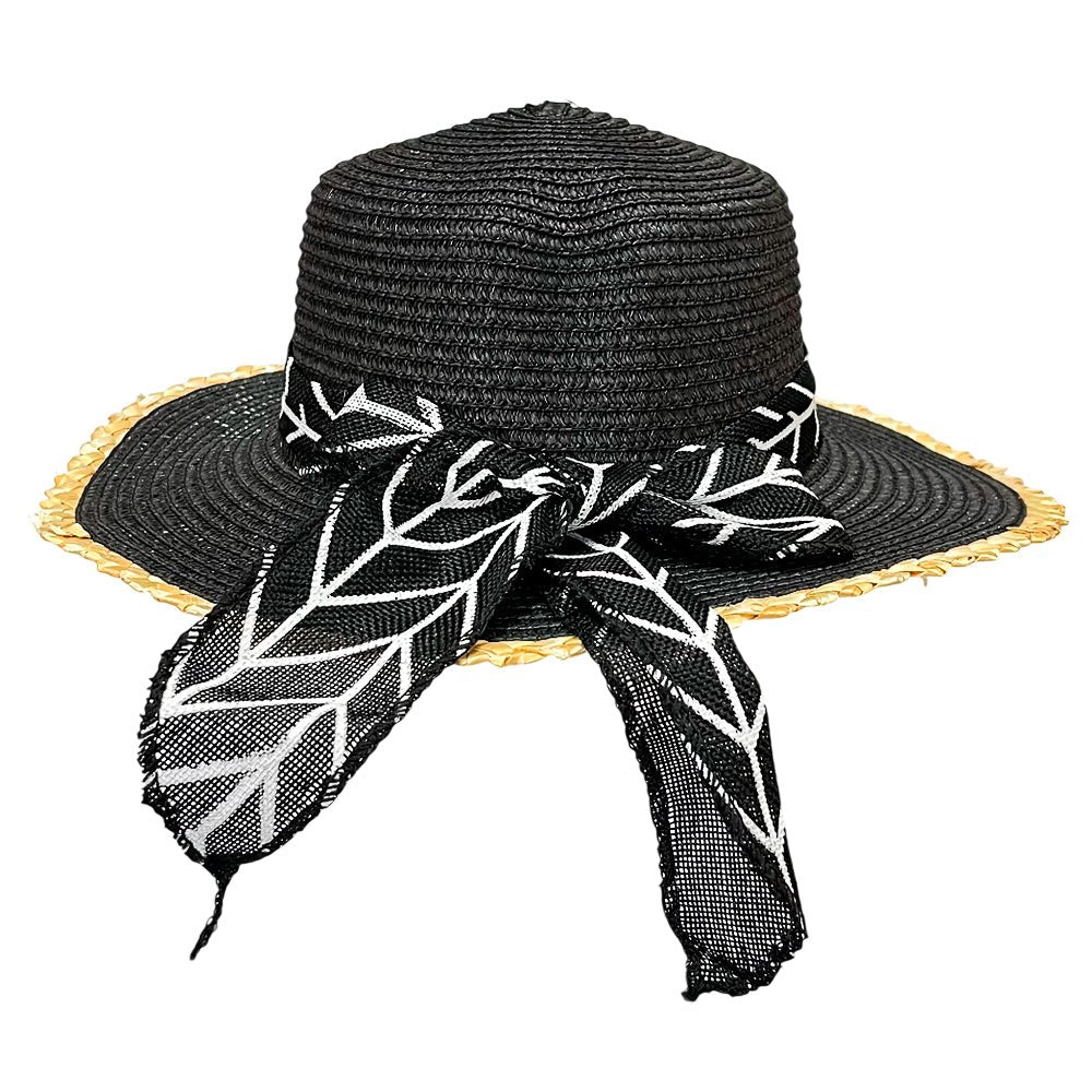 Sombrero de Playa Divine Para Dama / Ala Corta 8 cm / Con Lazo / Surtido - Divine - Titan.com.pa - 2100001562236