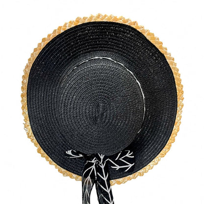 Sombrero de Playa Divine Para Dama / Ala Corta 8 cm / Con Lazo / Surtido - Divine - Titan.com.pa - 2100001562236
