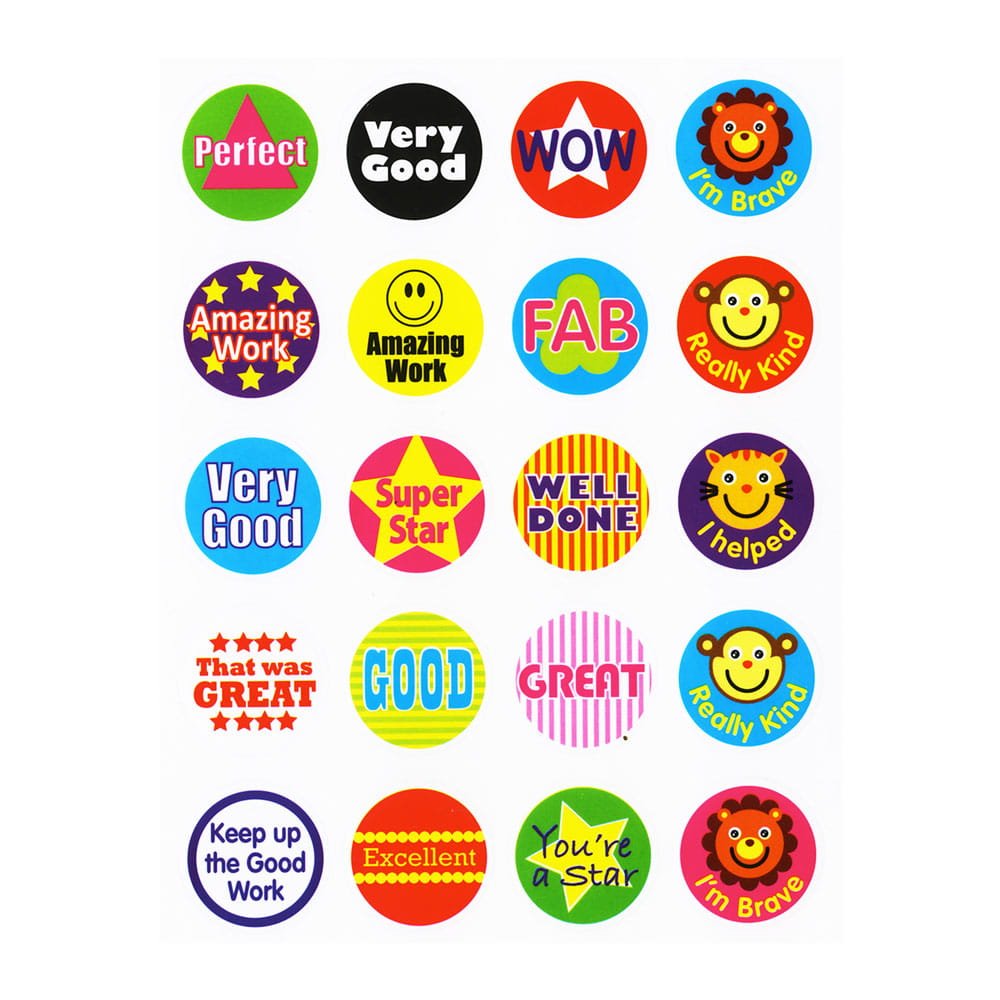 Sticker Bazic Premio 120 Piezas