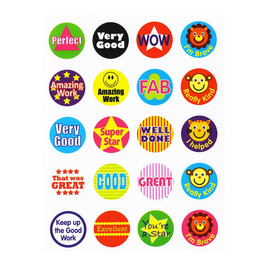 Sticker Bazic Premio 120 Piezas