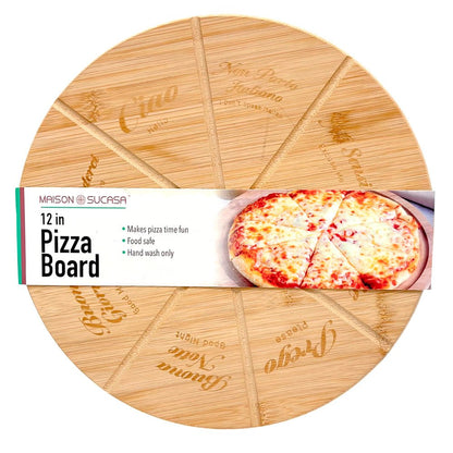 Tabla para Pizza Anchor de Bambú Redonda 12" - Anchor - Titan.com.pa - 810094753887