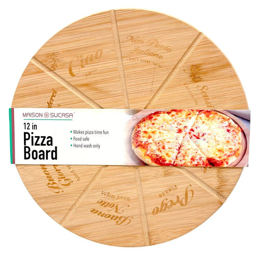Tabla para Pizza Anchor de Bambú Redonda 12" - Anchor - Titan.com.pa - 810094753887
