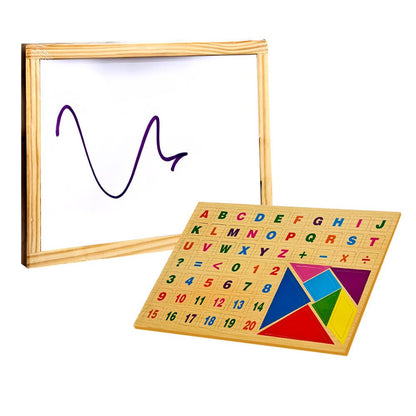 Tablero Alfa Educativo - Letras, Números y Figuras - Alfa - Titan.com.pa - 7593980038475