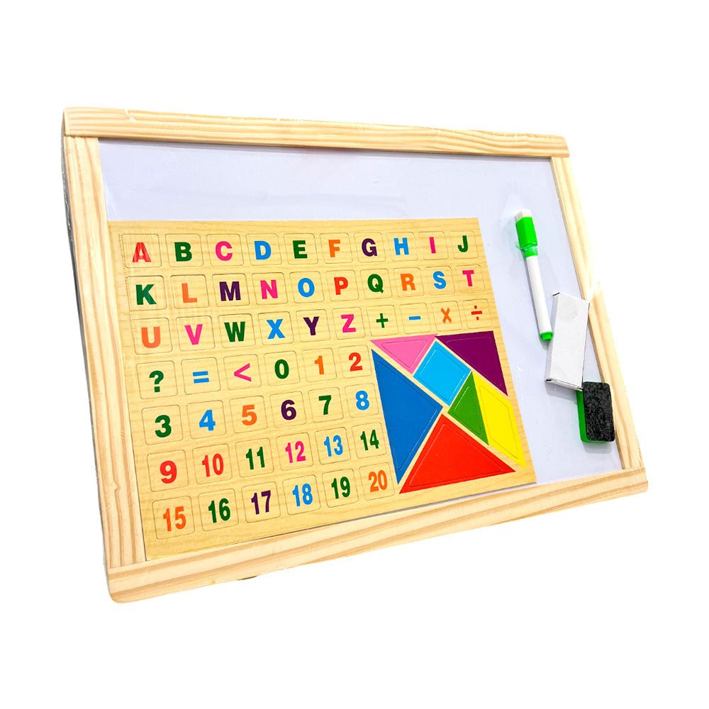 Tablero Alfa Educativo - Letras, Números y Figuras - Alfa - Titan.com.pa - 7593980038475
