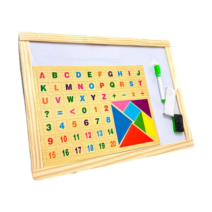 Tablero Alfa Educativo - Letras, Números y Figuras - Alfa - Titan.com.pa - 7593980038475