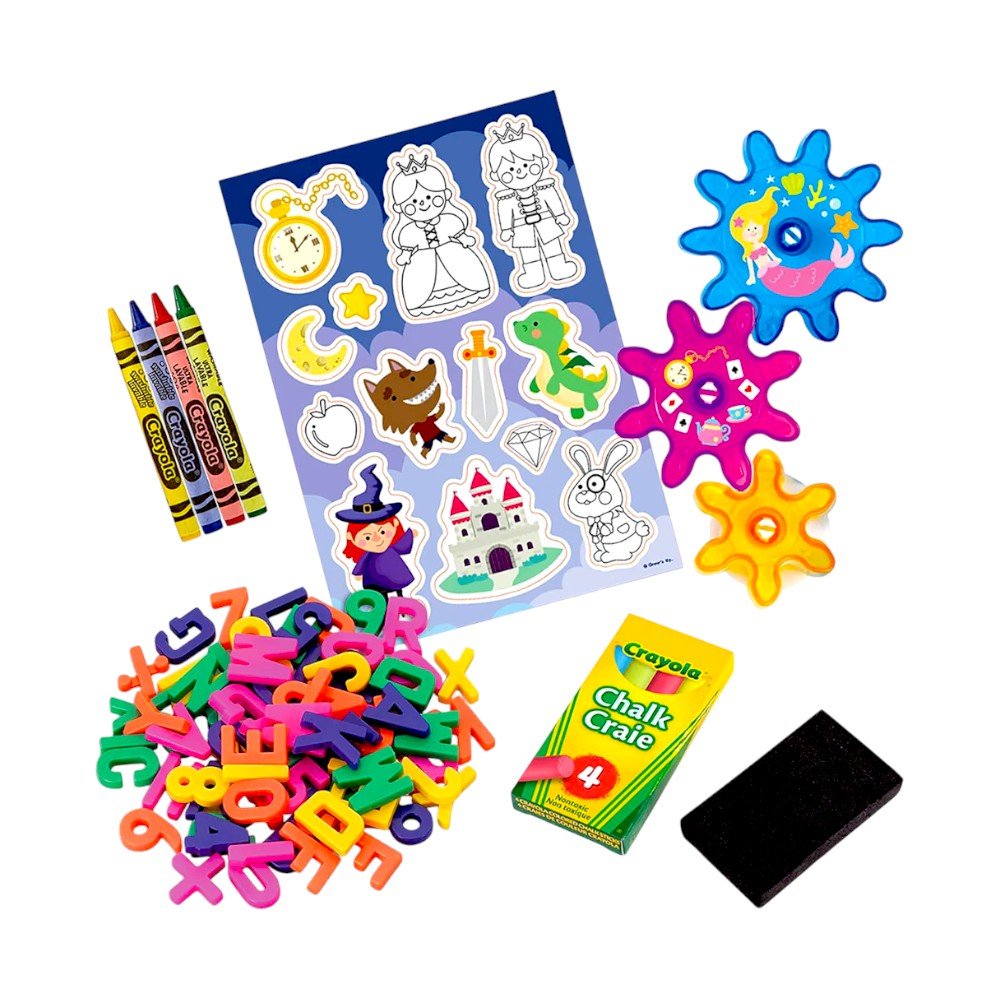 Tablero de Doble Cara Portátil / Libro Cuentos Magnético Crayola - Crayola - Titan.com.pa - 833186007118