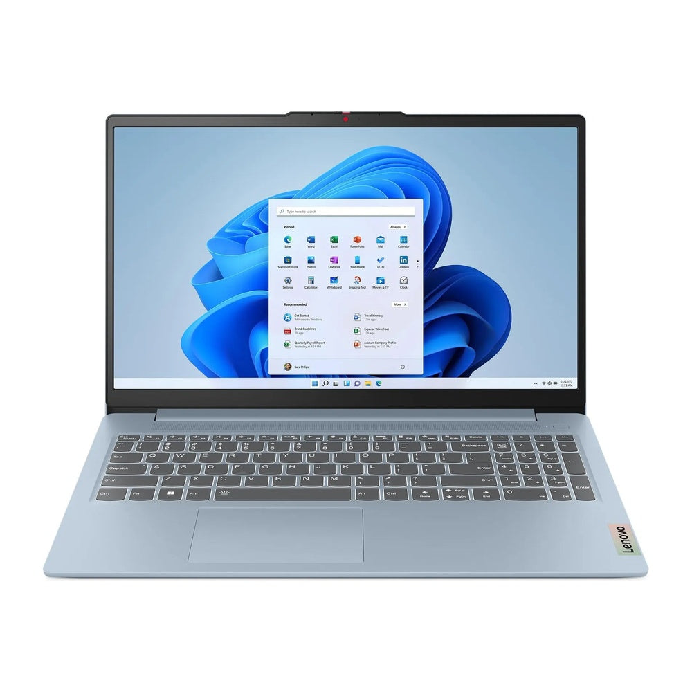 Laptop Lenovo IdeaPad Slim 3 15AMN8 15.6" Pulgadas AMD Ryzen 5 16GB 512GB Azul Hielo - LENOVO - 11180775