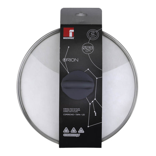 Tapa Bergner Orion de Vidrio 28 cm