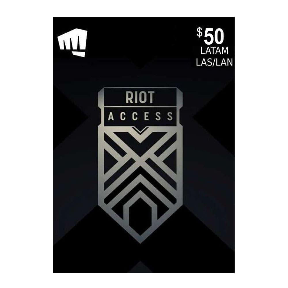 Tarjeta Digital Riot Access Latam $50
