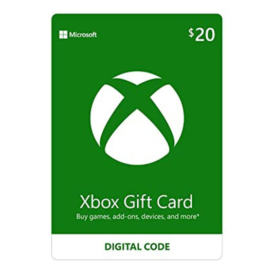 Tarjeta Digital Xbox Live Us $20