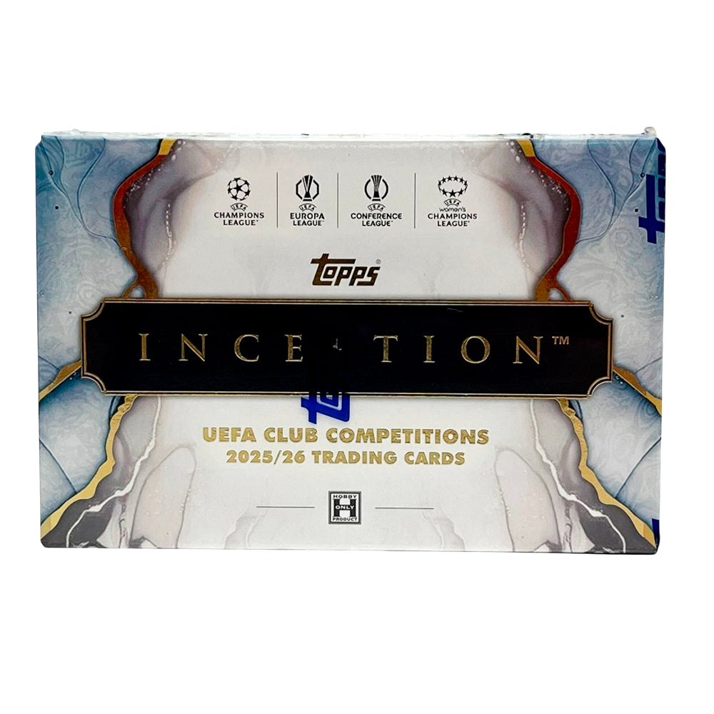 2025-26 Topps Inception UCC Hobby caja de cartas coleccionables