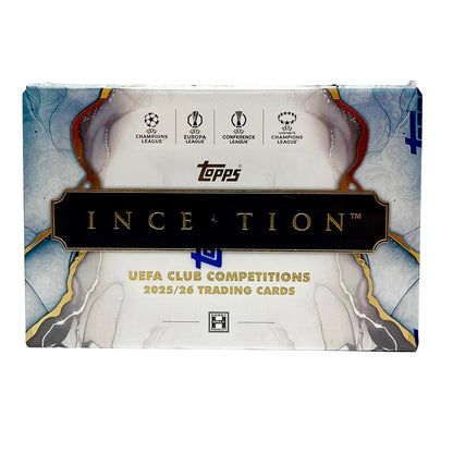 2025-26 Topps Inception UCC Hobby caja de cartas coleccionables