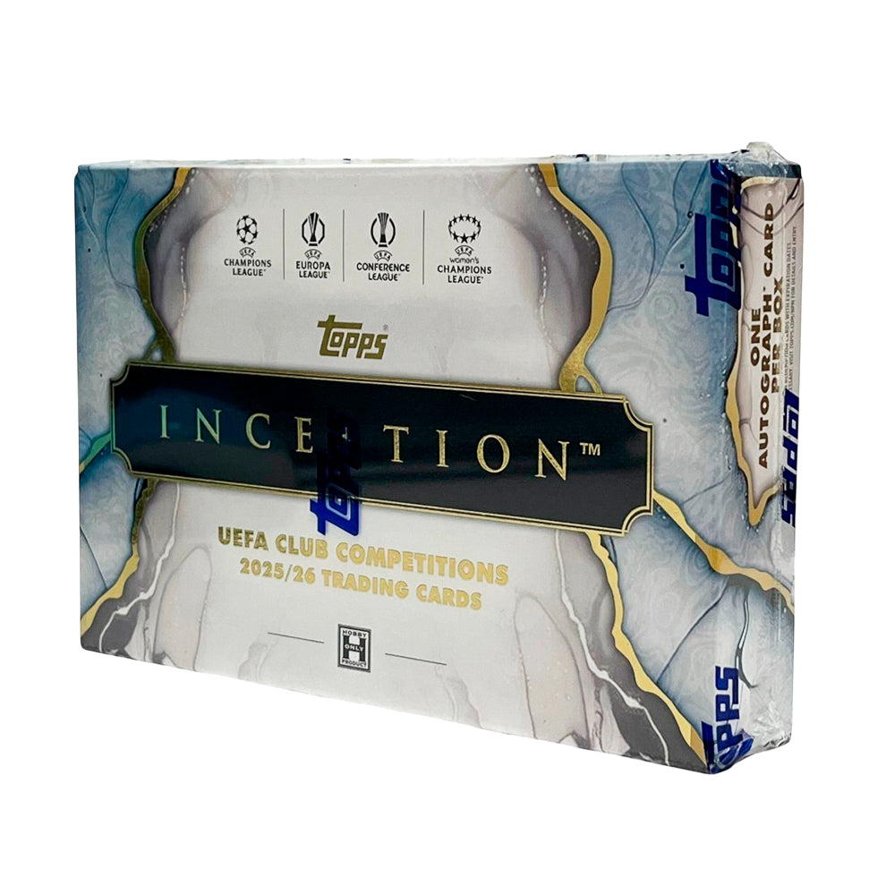 2025-26 Topps Inception UCC Hobby caja de cartas coleccionables