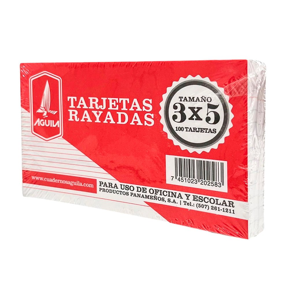 Tarjetas Rayadas Productos Panameños / 3 x 5 - Productos Panameños - Titan.com.pa - 7451023202583