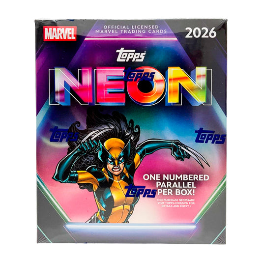 Caja Mega Box SE 2026 Topps Marvel Neon FGC006813